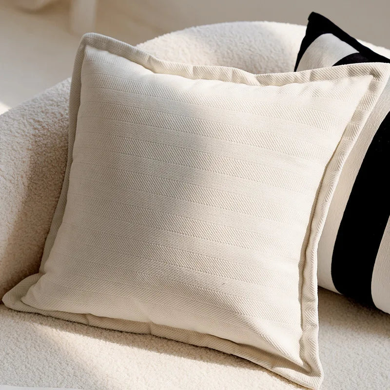 Elegant Horse Pattern Throw Pillow for Home Decor