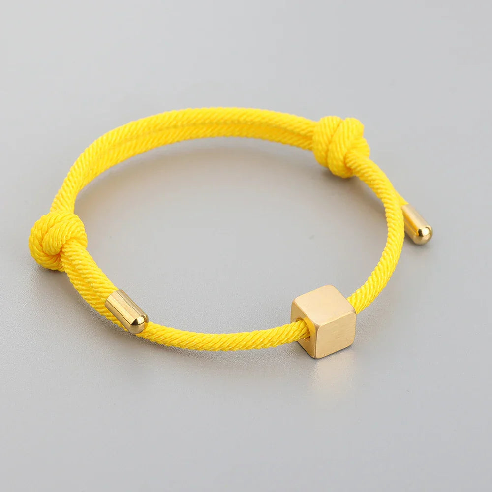 Personalized Matching Letter Initial Couple Bracelets