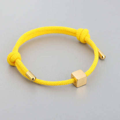Personalized Matching Letter Initial Couple Bracelets