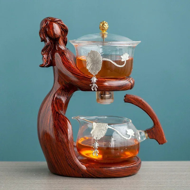 Elegant Natural Wood Tea Infuser