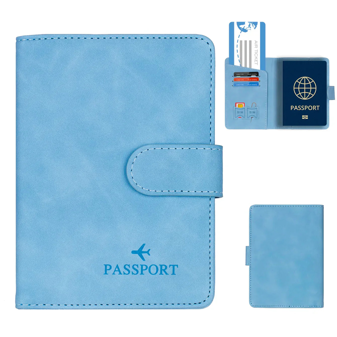 Stylish RFID Passport Holder for Men and Women