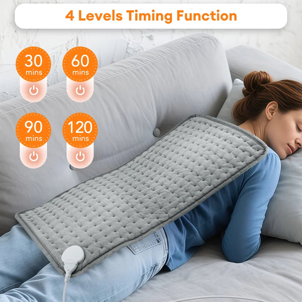Fast Heat Therapy Pad with 9 Settings and Timer - Halri