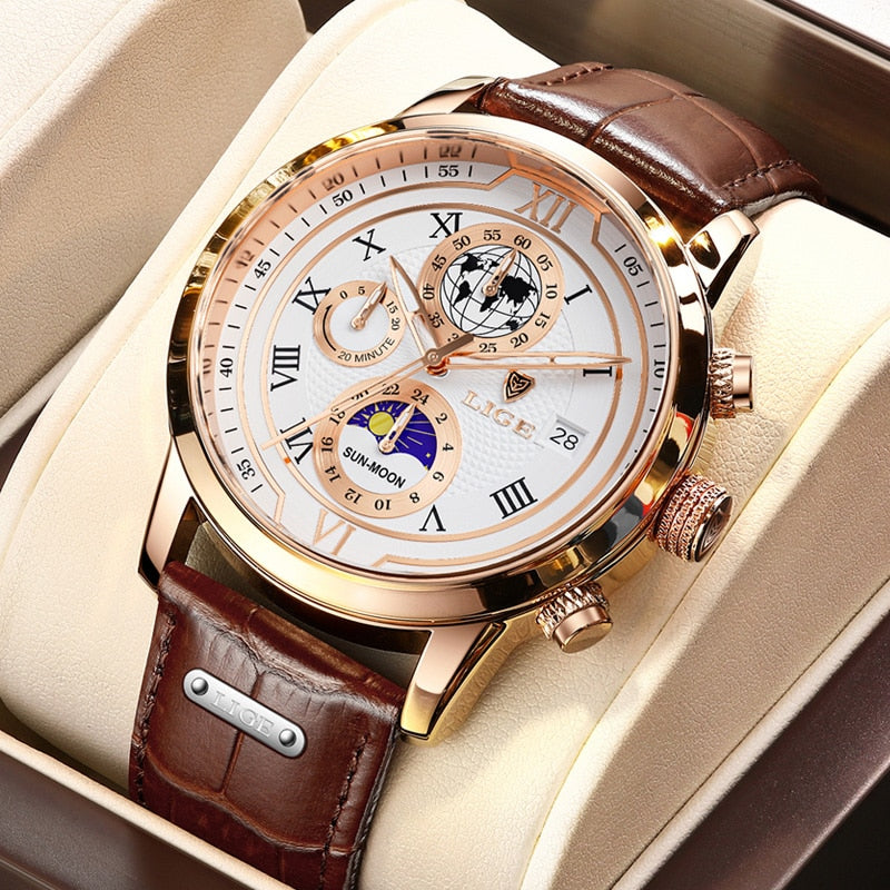 Elegant Quartz Men's Watch - Halri