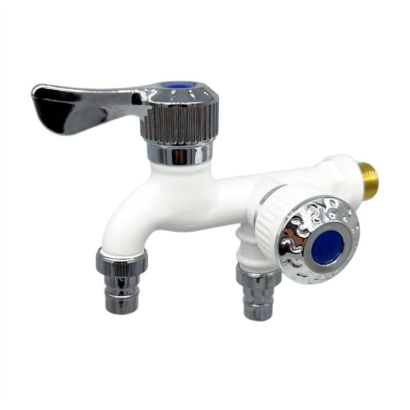 Easy Install Dual Outlet Faucet Adapter