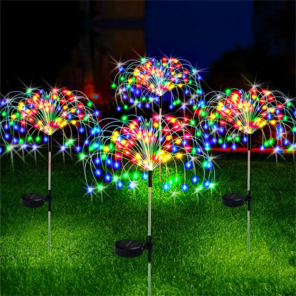 Colorful Solar Powered Fairy Garden Lights - Halri