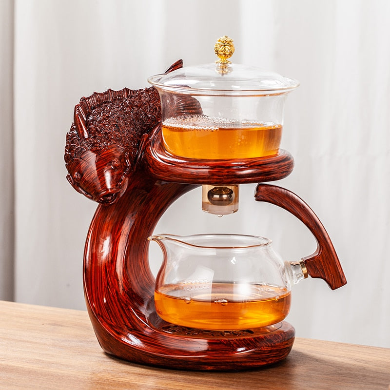 Ocean Blue Fish Shaped Magnetic Teapot