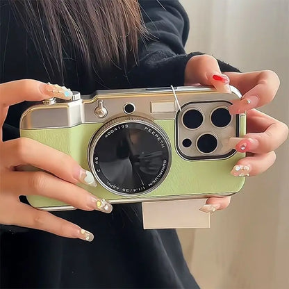 Vintage Style Bluetooth iPhone Camera Case