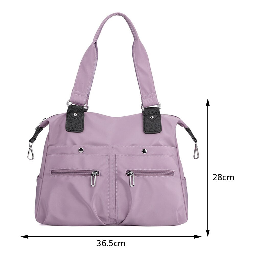 Tough Water Resistant Big Tote Handbag - Halri