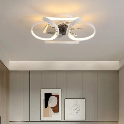 Smart LED Ceiling Fan Light with Remote Control - Halri