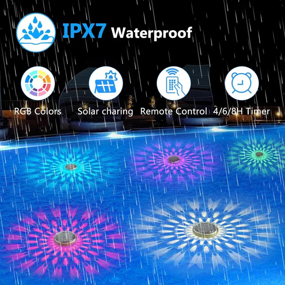 Color Changing Floating Pool LED Light Waterproof - Halri