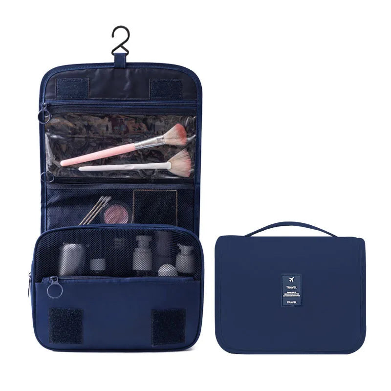 Portable Hanging Toiletry Bag with 6 Pockets