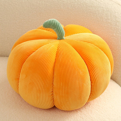 Cozy Orange Halloween Throw Pillows