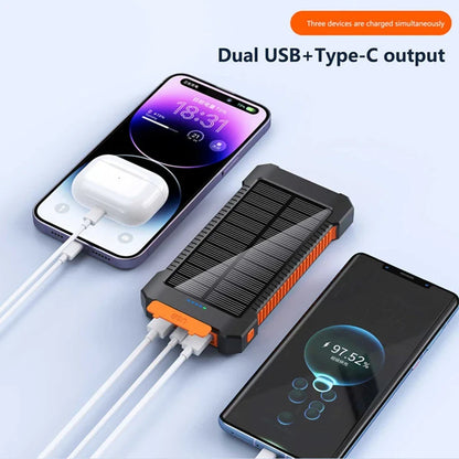 Portable Large Capacity Solar Charger Battery Pack