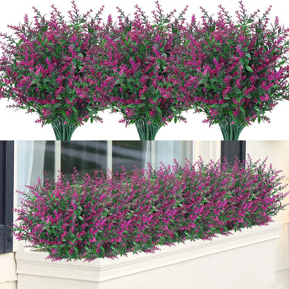 Beautiful Purple Artificial Flower Arrangement Set - Halri