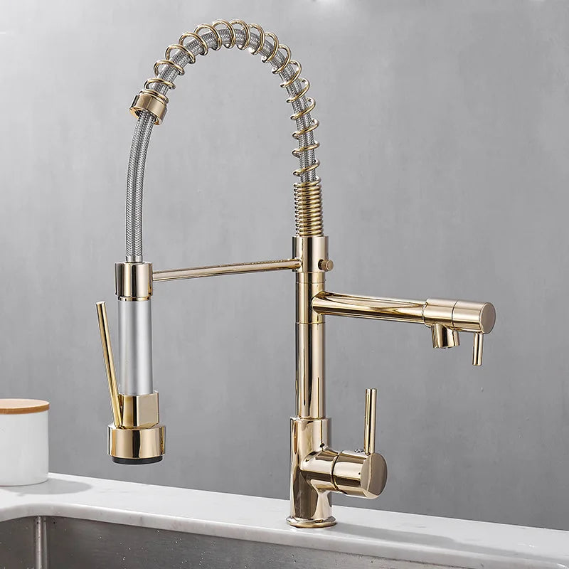 Premium 2 Handle Oil Rubbed Bronze Kitchen Faucet - Halri