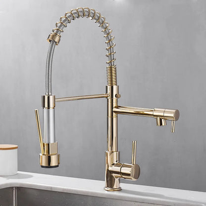 Premium 2 Handle Oil Rubbed Bronze Kitchen Faucet - Halri