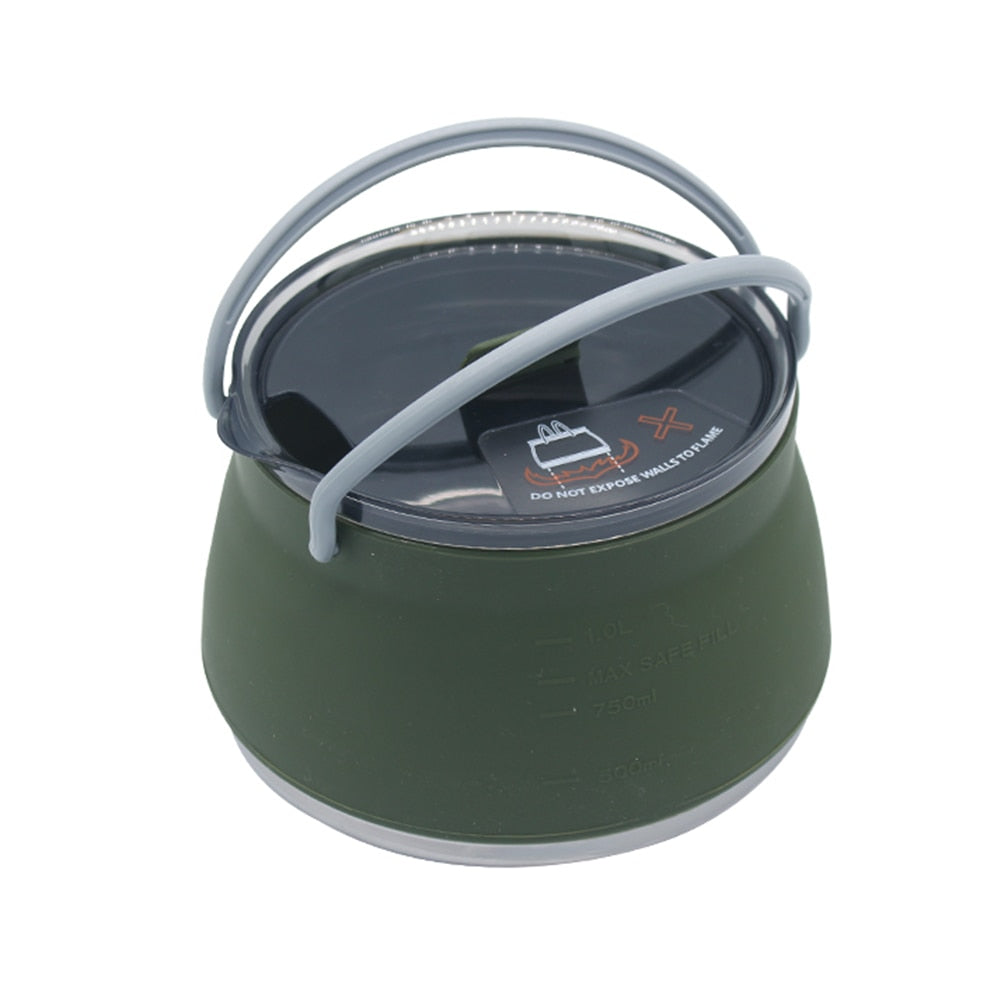Portable Compact Folding Camping Kettle