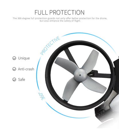 Safe Mini Kids Drone with Guarded Propellers