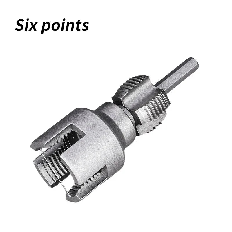 Pipe Threader & Edge Deburring Drill Bit Tool