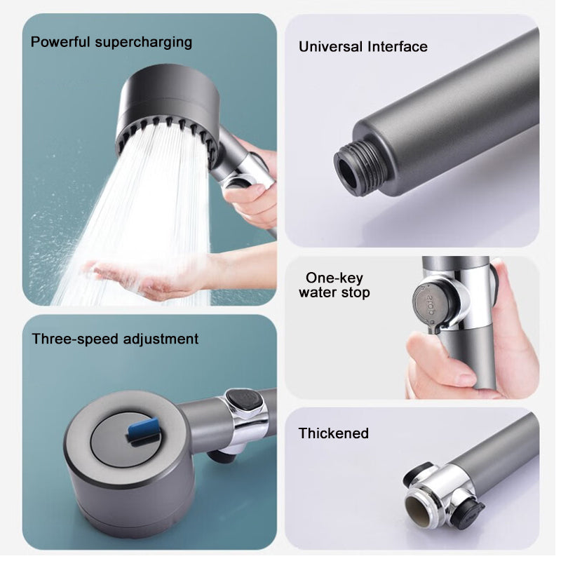 Powerful Rain Shower Head with Advanced Water Filter