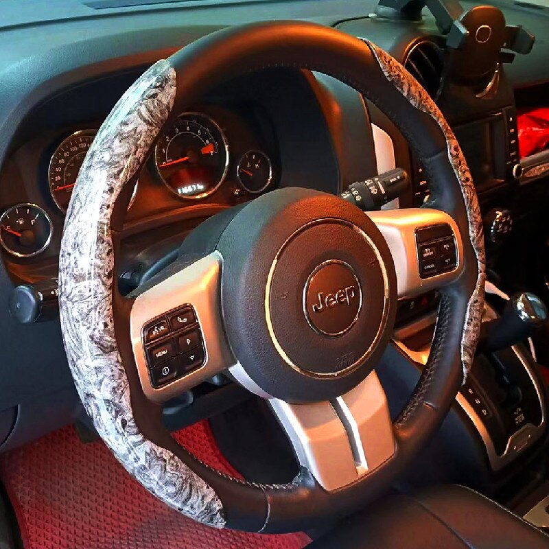 GripMAX | Anti-Slip Wooden Car Steering Wheel Cover - Halri