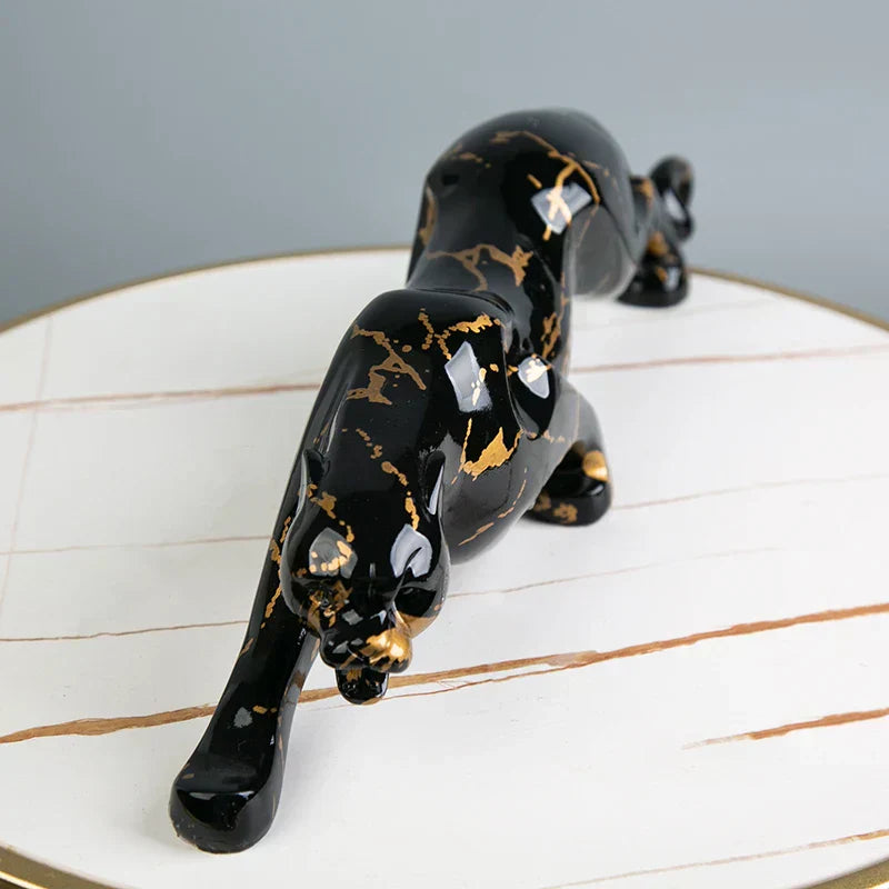 Luxury Jaguar Figurine Decoration - Halri