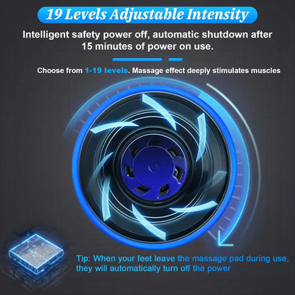 Electric Foot Massage Mat - 8 Modes Rechargeable