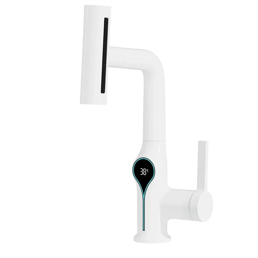 Modern Bathroom Faucet with Digital Temperature Control