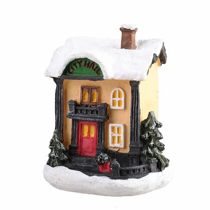 Cozy Holiday LED Christmas Home Decor Figurines