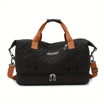 Spacious Sports Duffel Bag with Shoe Pocket