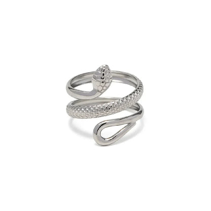 Flexible Coiled Snake Style Ring
