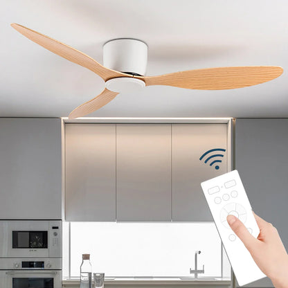 Modern Ceiling Fan With Lamp Nordic Style