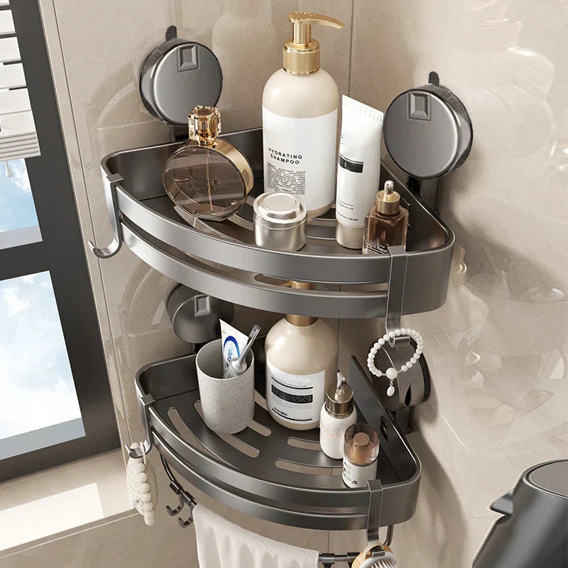 Easy Install Corner Bathroom Storage