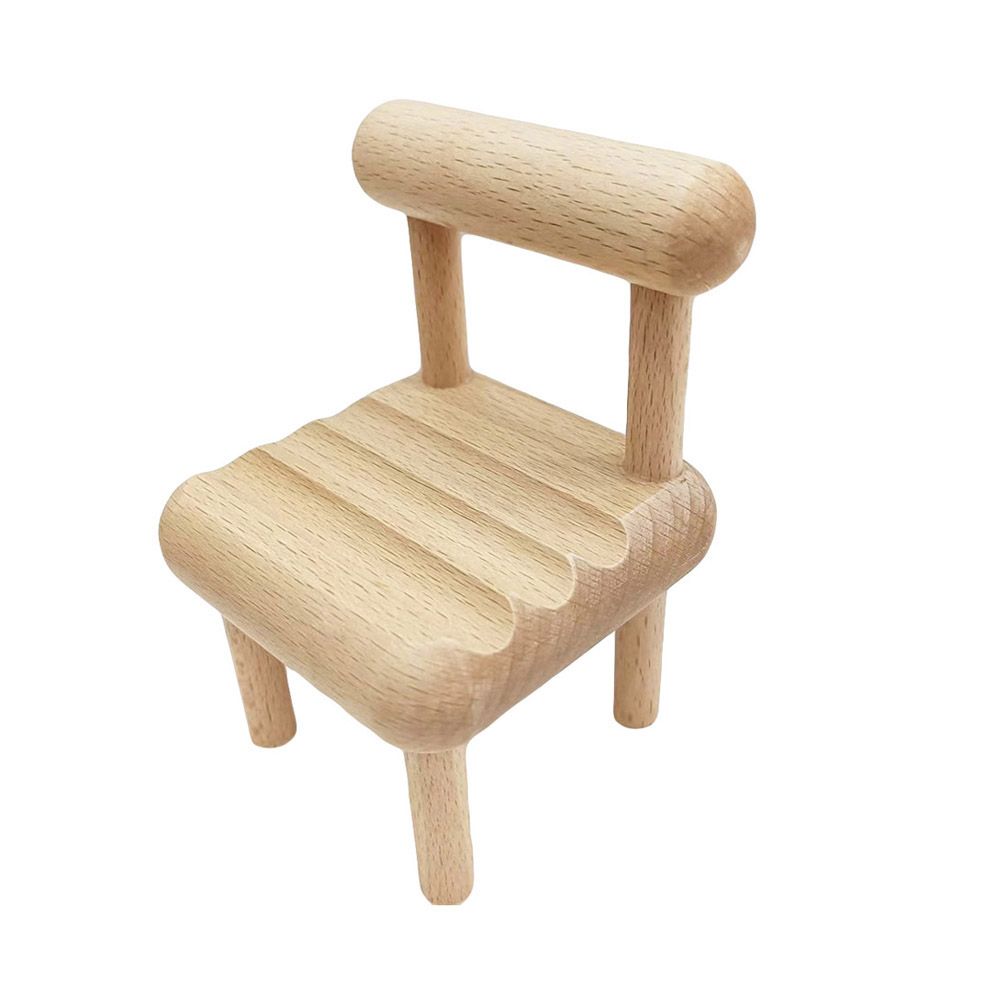 Rustic Wood Cell Phone Holder Stand - Halri