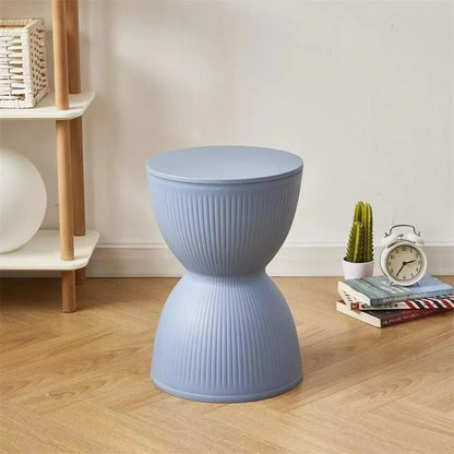 Modern Slim Hourglass Side Table