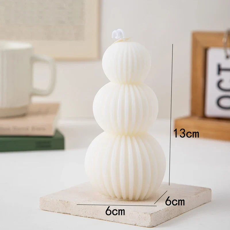 Unique Geometric Golf Ball Shaped Scented Candle