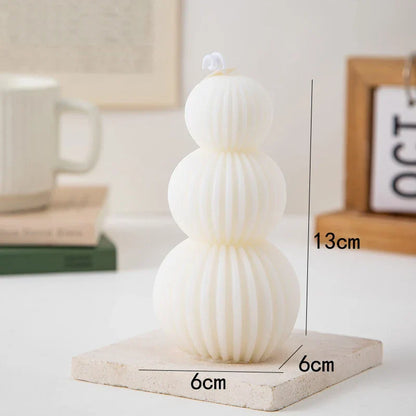 Unique Geometric Golf Ball Shaped Scented Candle