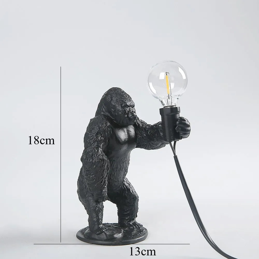 Fun Gorilla Bedside Table Lamp