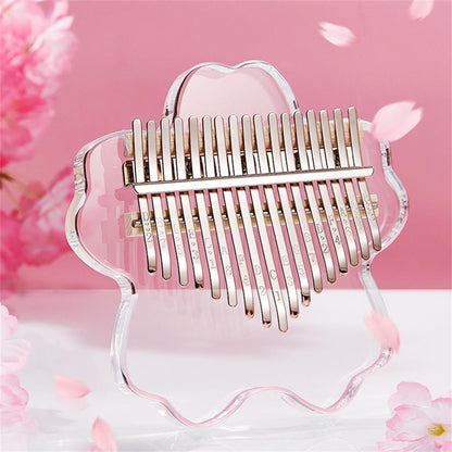 Colorful Pink Mini Kalimba Thumb Piano