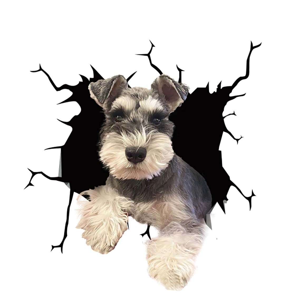 Fun 3D Dog Car Scratch Cover Sticker