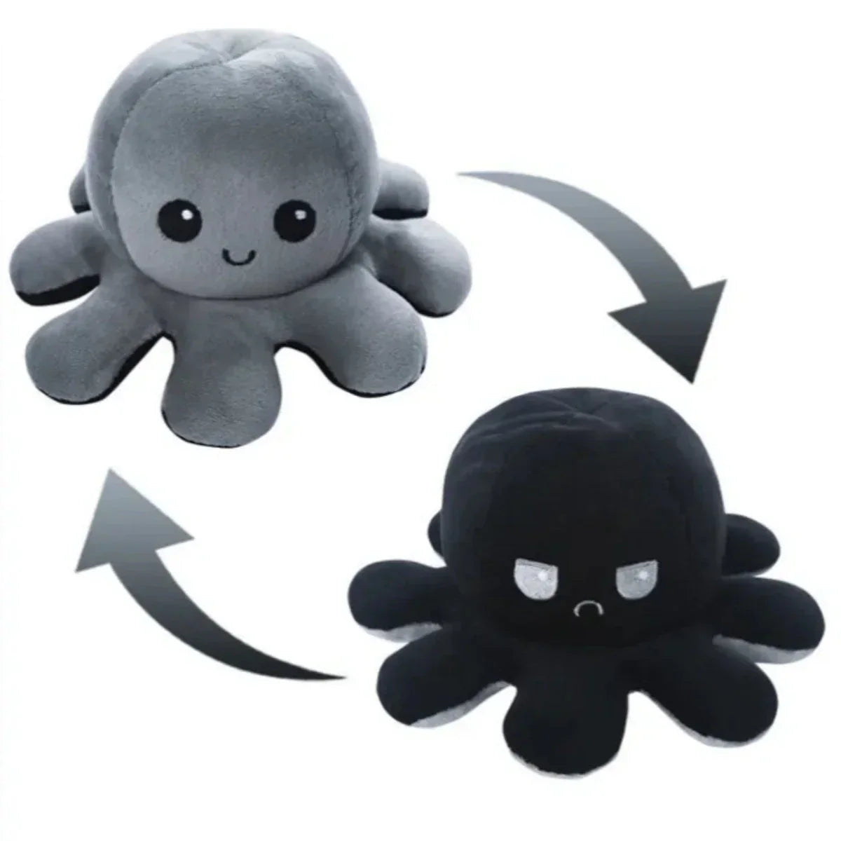Fun Octopus Plush Toy with 2 Faces