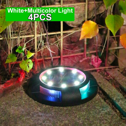 Solar Powered Colorful Outdoor Lamp