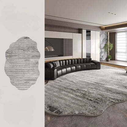 Soft Shaggy Area Rug Lamp for Home Decor