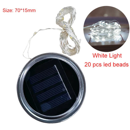 Outdoor Solar String Lights for Garden and Patio Decor