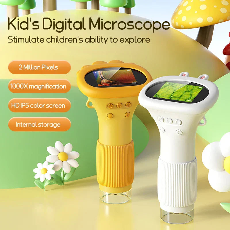 Portable Kids Microscope STEM Toy Kit