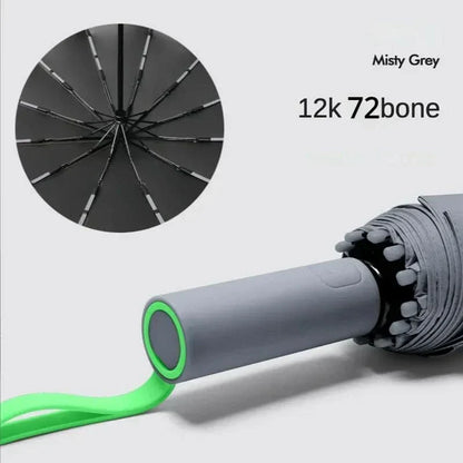 Compact Rain and Windproof Travel Umbrella