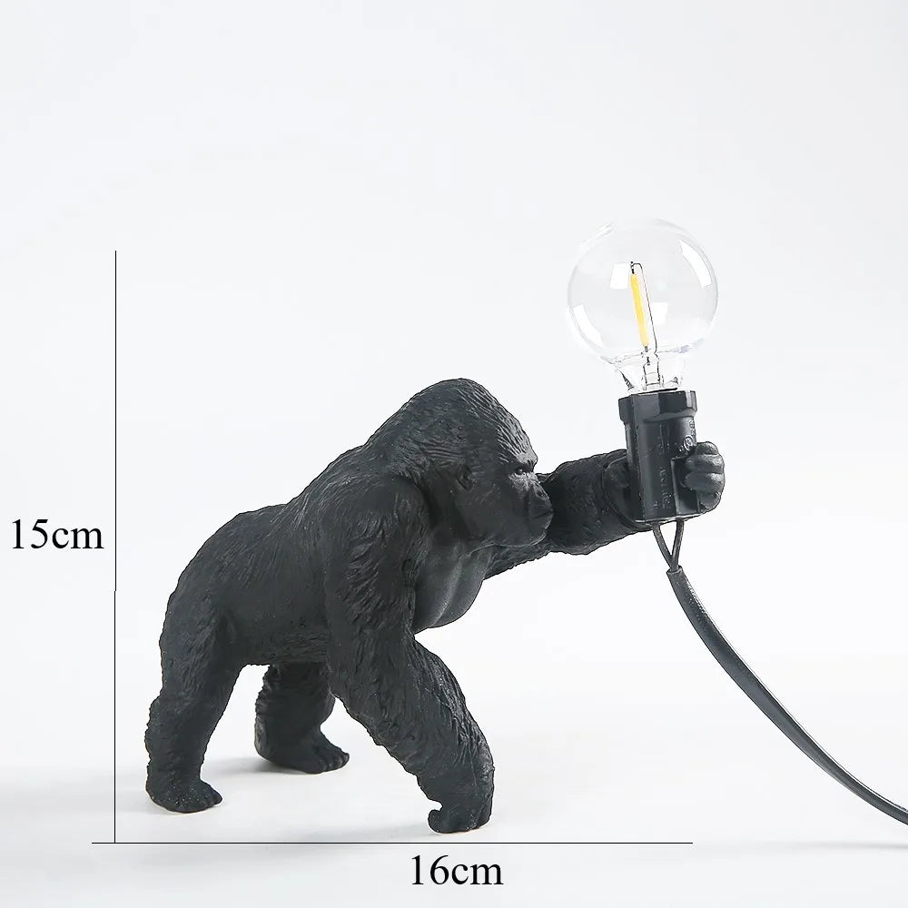 Fun Gorilla Bedside Table Lamp