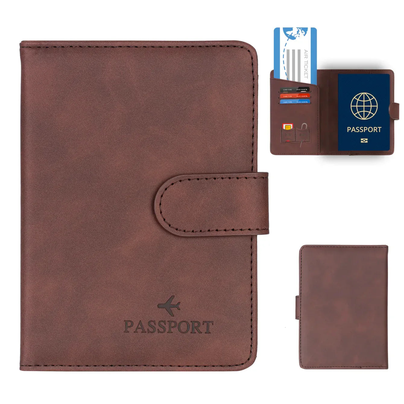 Stylish RFID Passport Holder for Men and Women