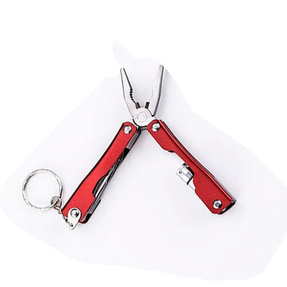 Portable 9in1 Outdoor Aluminum Keychain Tool