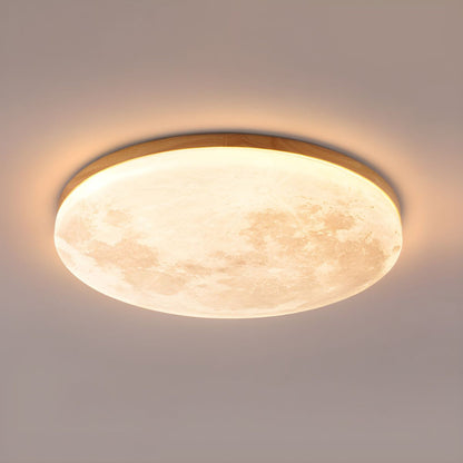 Round Modern Ceiling Lamp Warm Soft Lighting